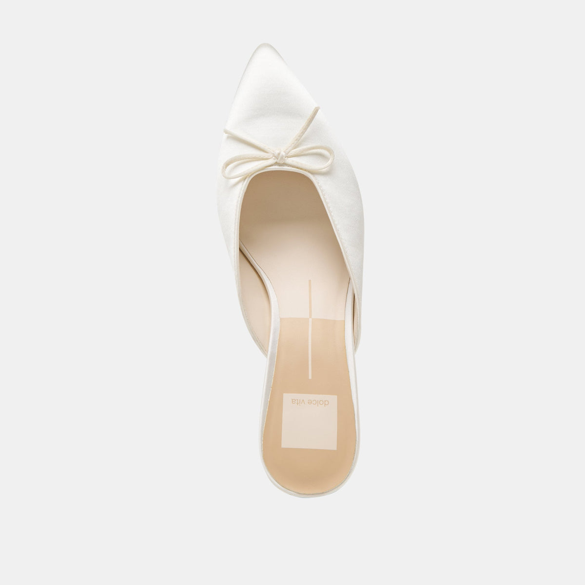Cleo Off White Satin Heels | Dolce Vita Featured