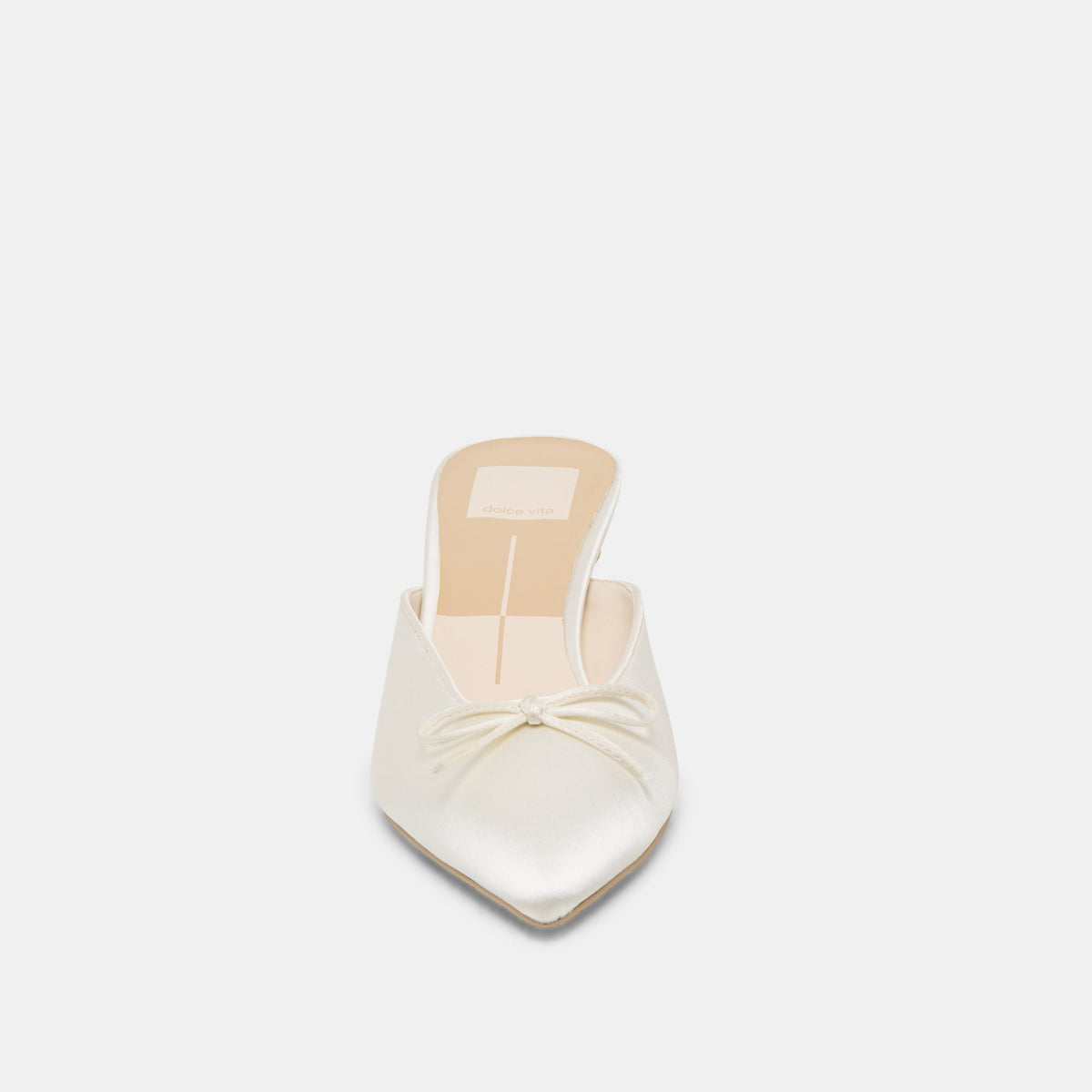 Cleo Off White Satin Heels | Dolce Vita Featured