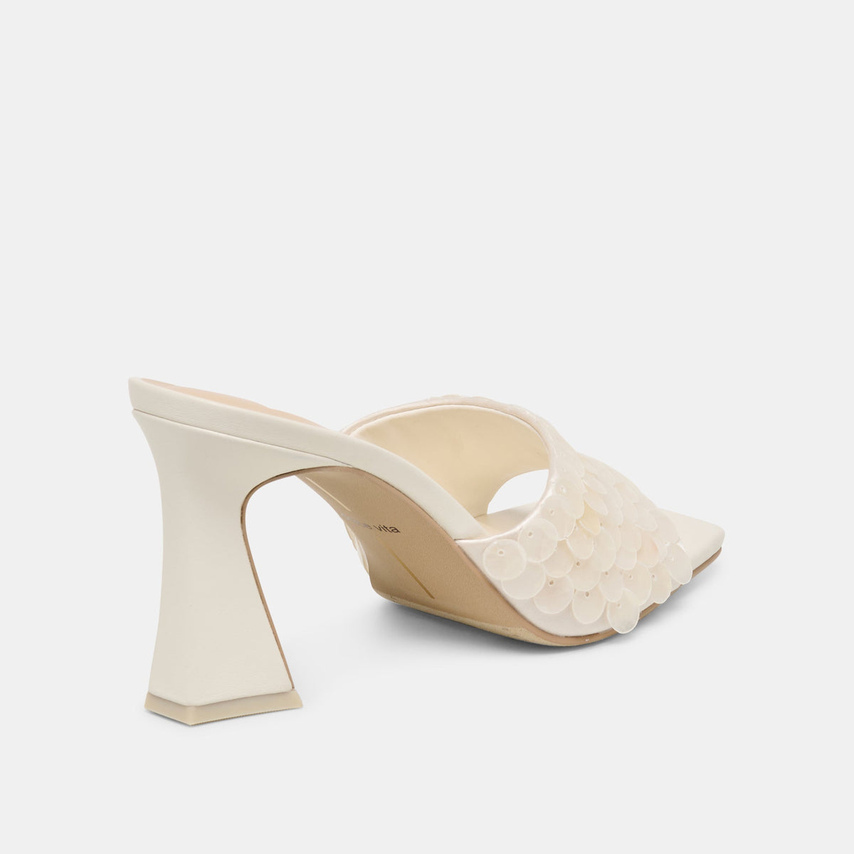 Nandy Confetti Ivory Sequin Heels | Dolce Vita Deals