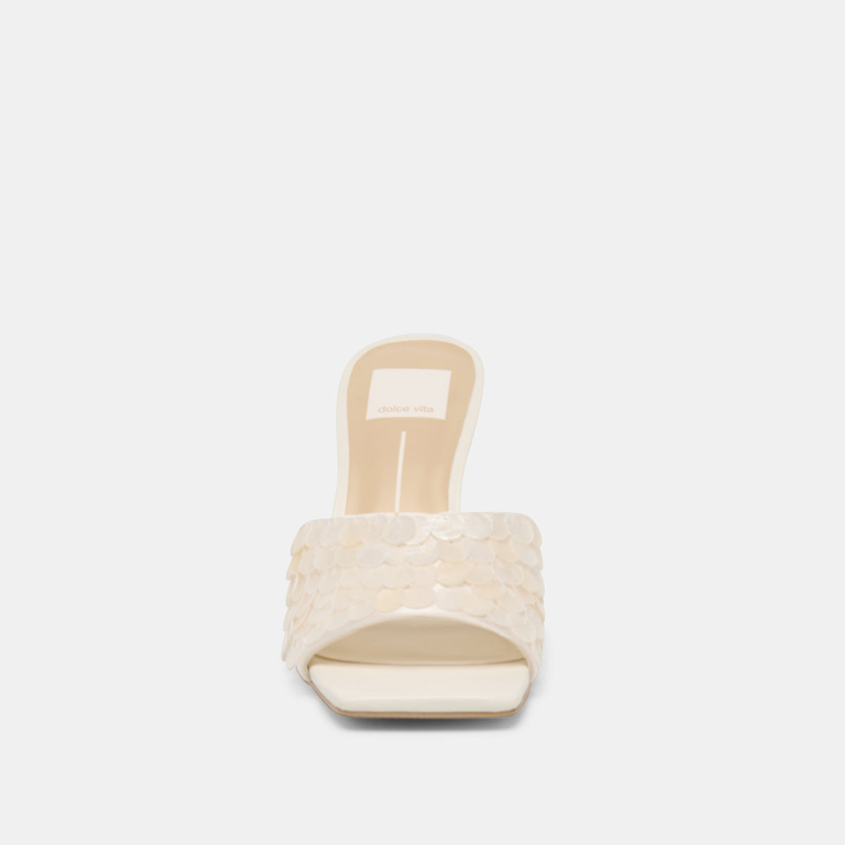 Nandy Confetti Ivory Sequin Heels | Dolce Vita Deals