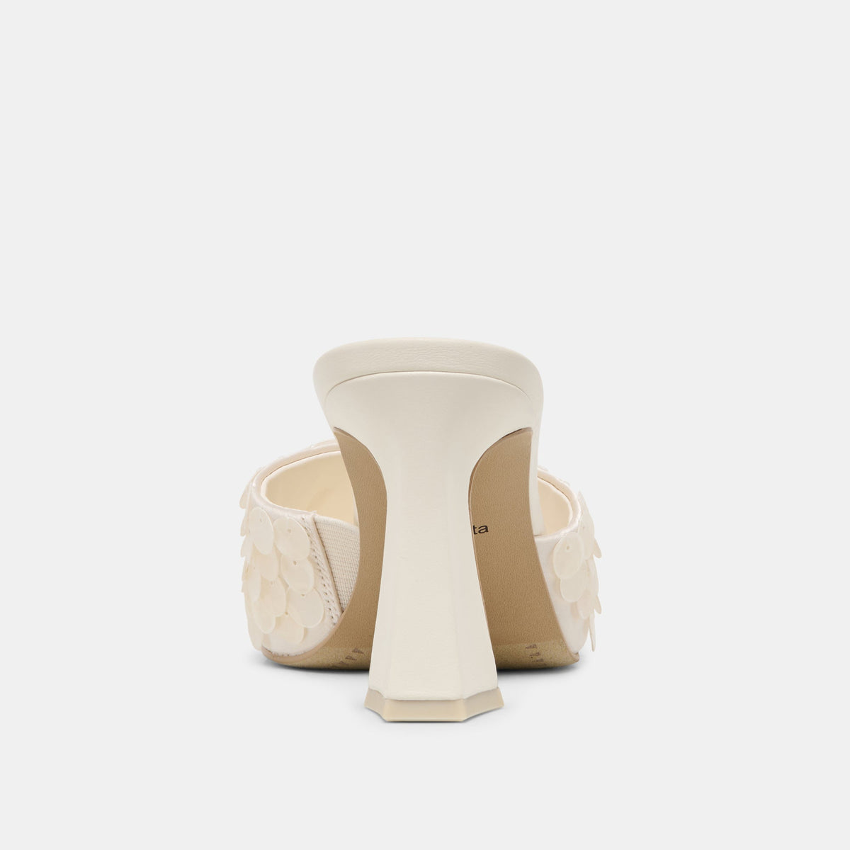 Nandy Confetti Ivory Sequin Heels | Dolce Vita Deals