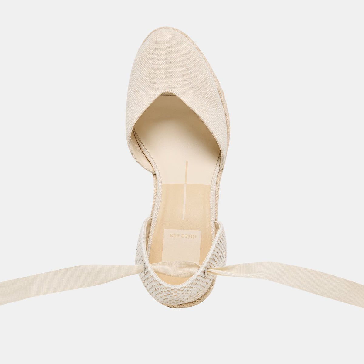 Noura Ecru Linen Wedges | Dolce Vita Special Offer