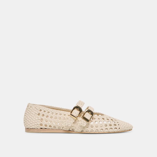 Baylee Creme Woven Stella Ballet Flats | Dolce Vita New
