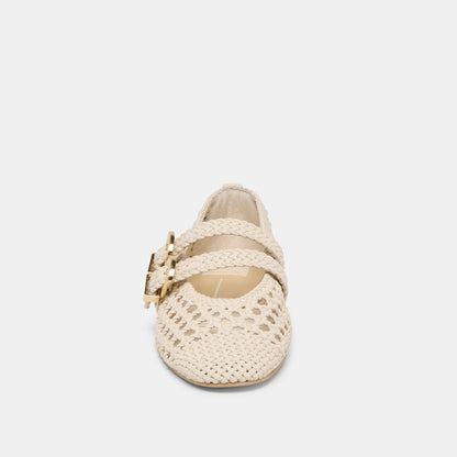 Baylee Creme Woven Stella Ballet Flats | Dolce Vita New