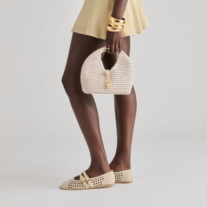 Baylee Creme Woven Stella Ballet Flats | Dolce Vita New