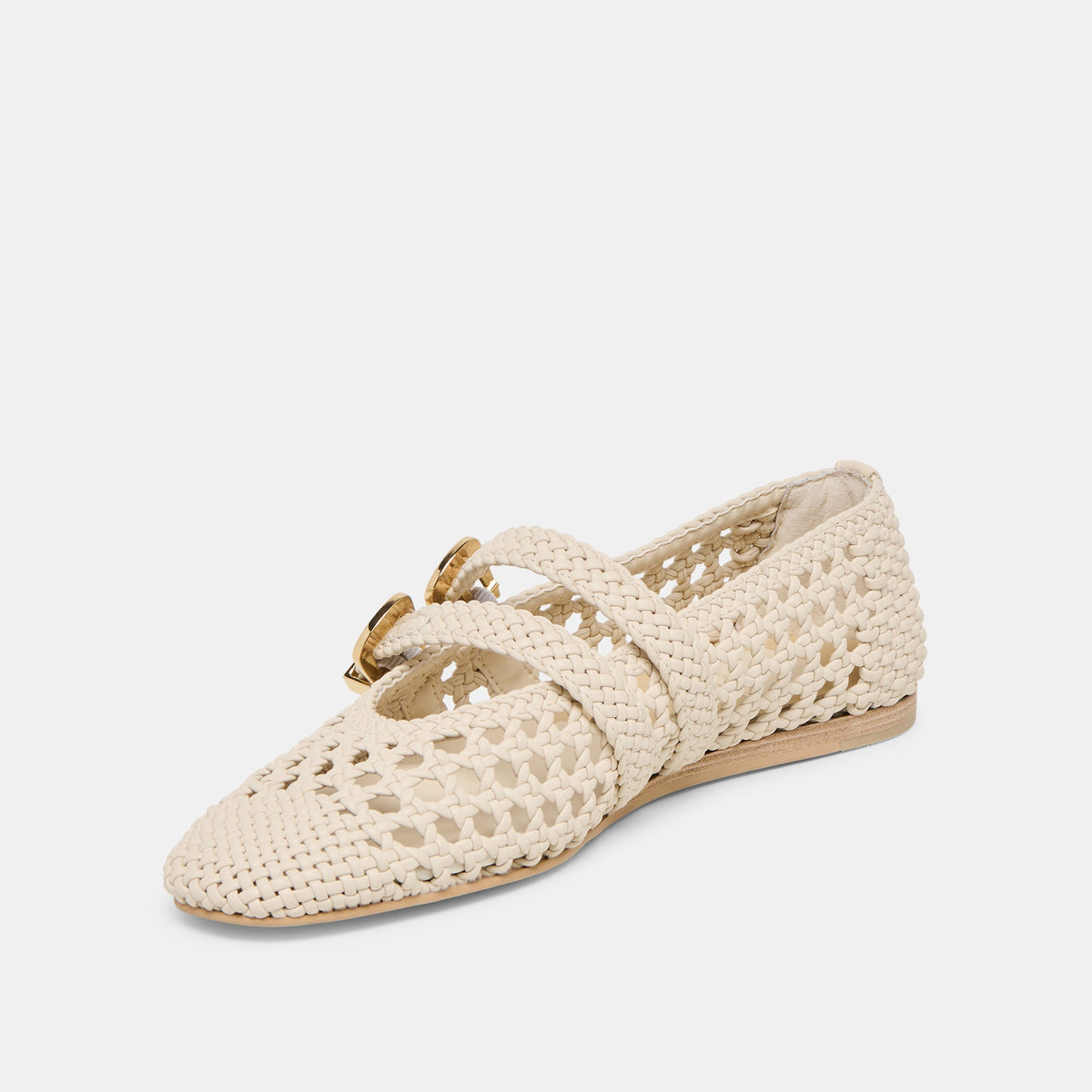 Baylee Creme Woven Stella Ballet Flats | Dolce Vita New