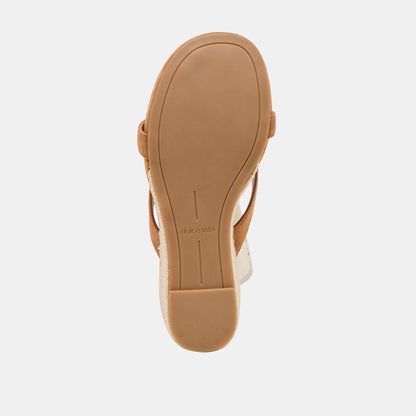 Helan Espadrille Brown Suede Wedges | Dolce Vita New