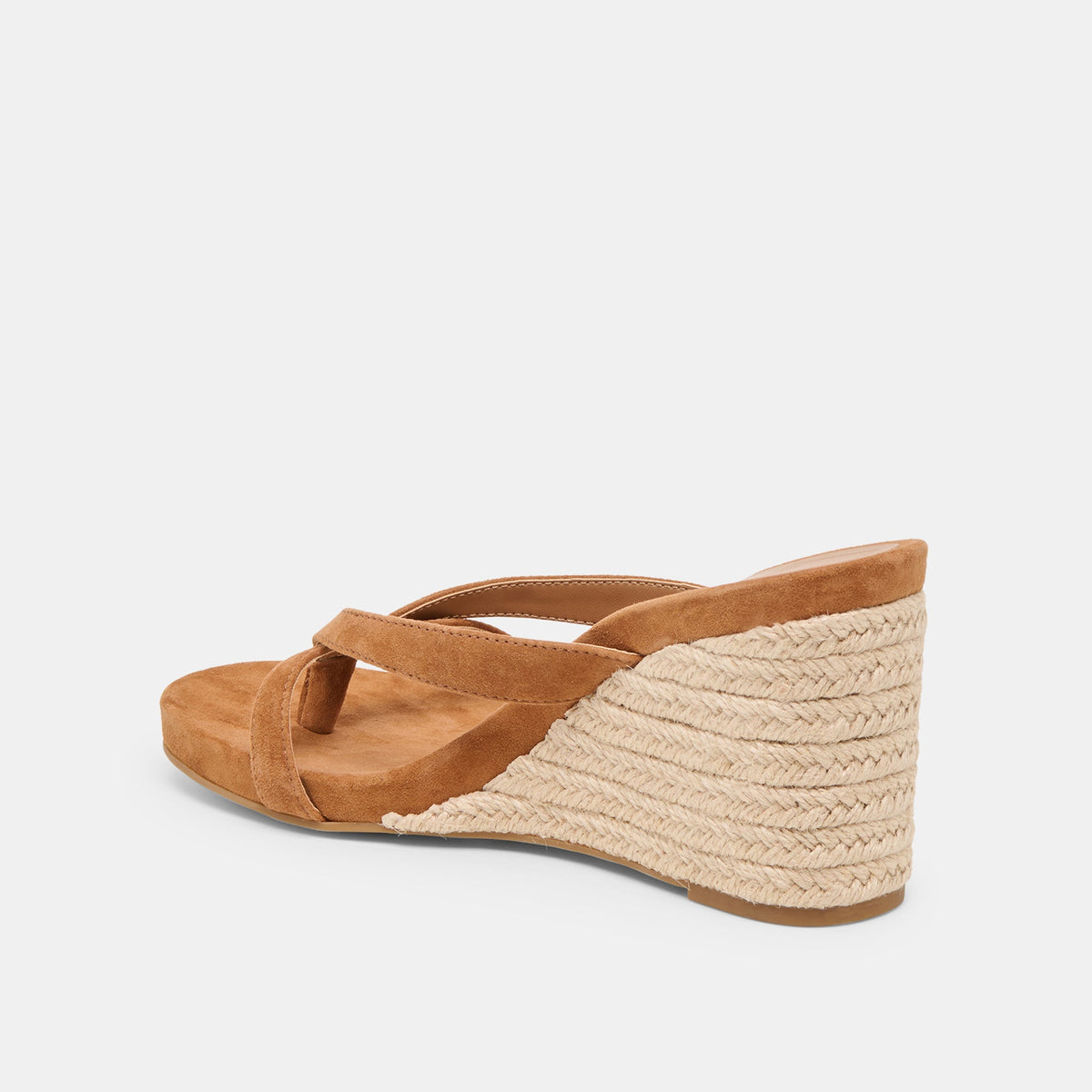 Helan Espadrille Brown Suede Wedges | Dolce Vita New