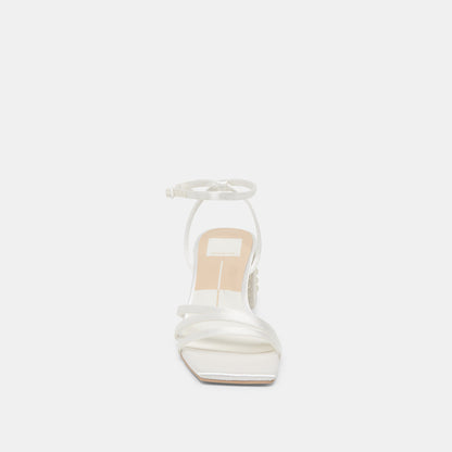 YSABEL PEARL HEELS TRUE WHITE SATIN
 – Dolce Vita | Dolce Vita Customer Favorite