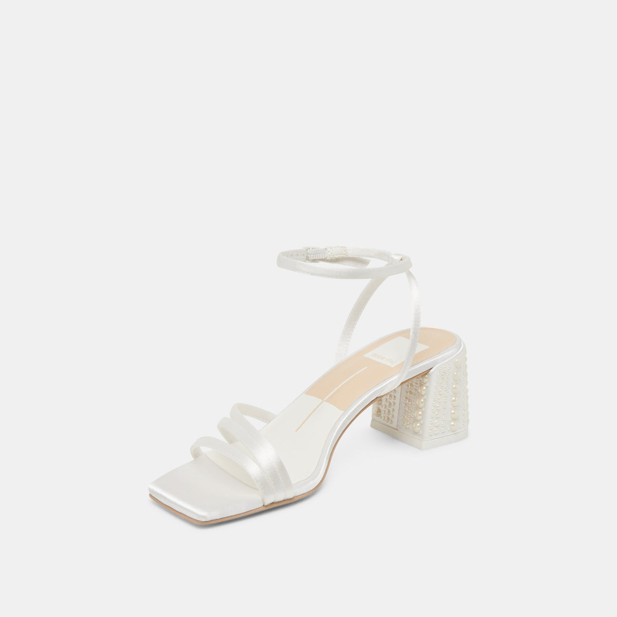 YSABEL PEARL HEELS TRUE WHITE SATIN
 – Dolce Vita | Dolce Vita Customer Favorite