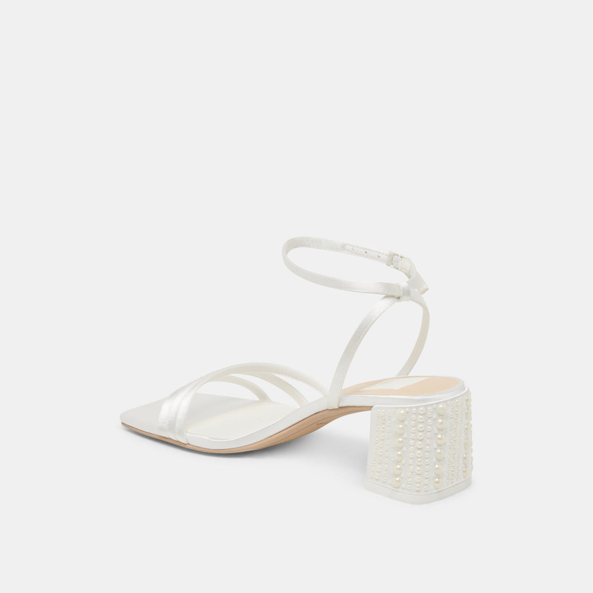 YSABEL PEARL HEELS TRUE WHITE SATIN
 – Dolce Vita | Dolce Vita Customer Favorite