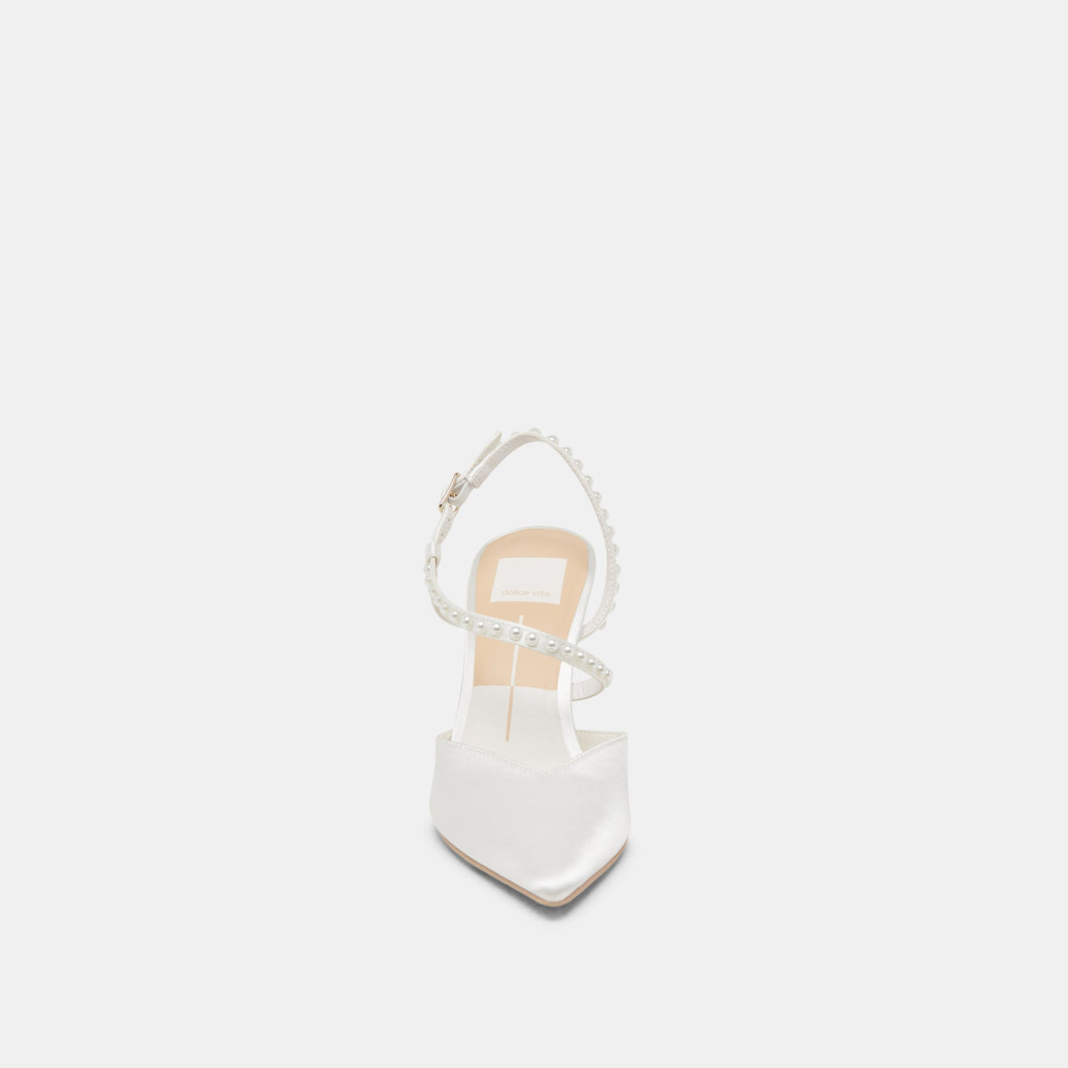 KAMRA PEARL HEELS TRUE WHITE SATIN
 – Dolce Vita | Dolce Vita Great Value