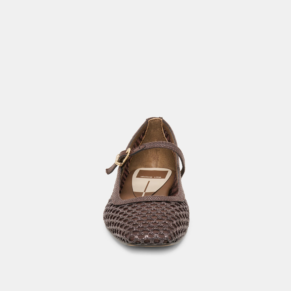 Reyes Chocolate Woven Raffia Ballet Flats | Dolce Vita Popular