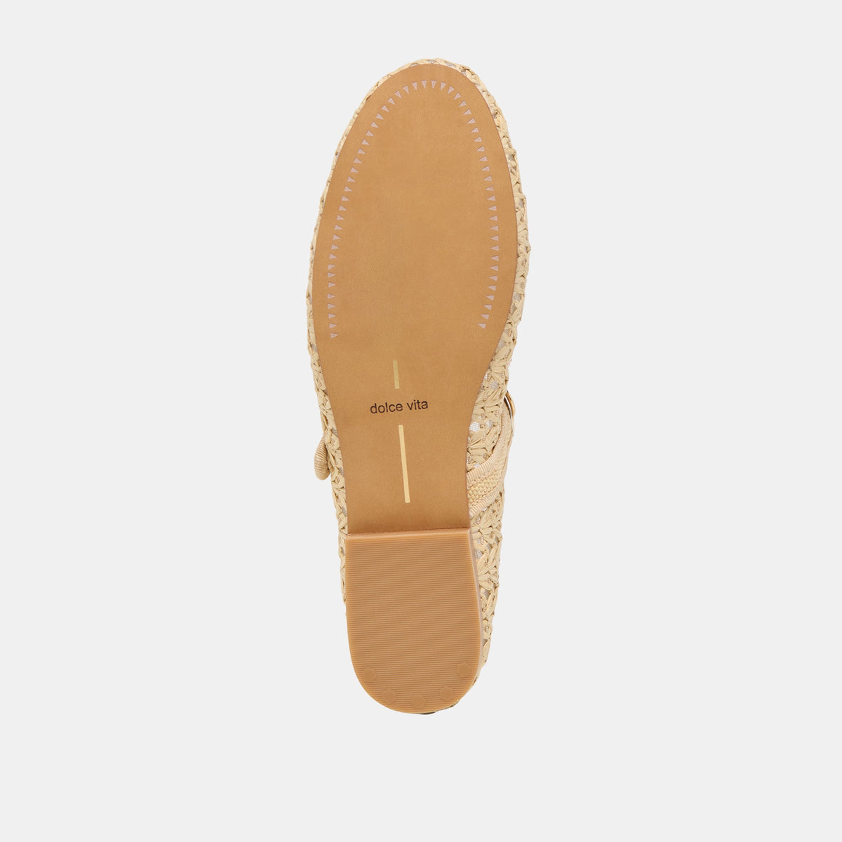 Relan Natural Cross Hatch Raffia Ballet Flats | Dolce Vita New