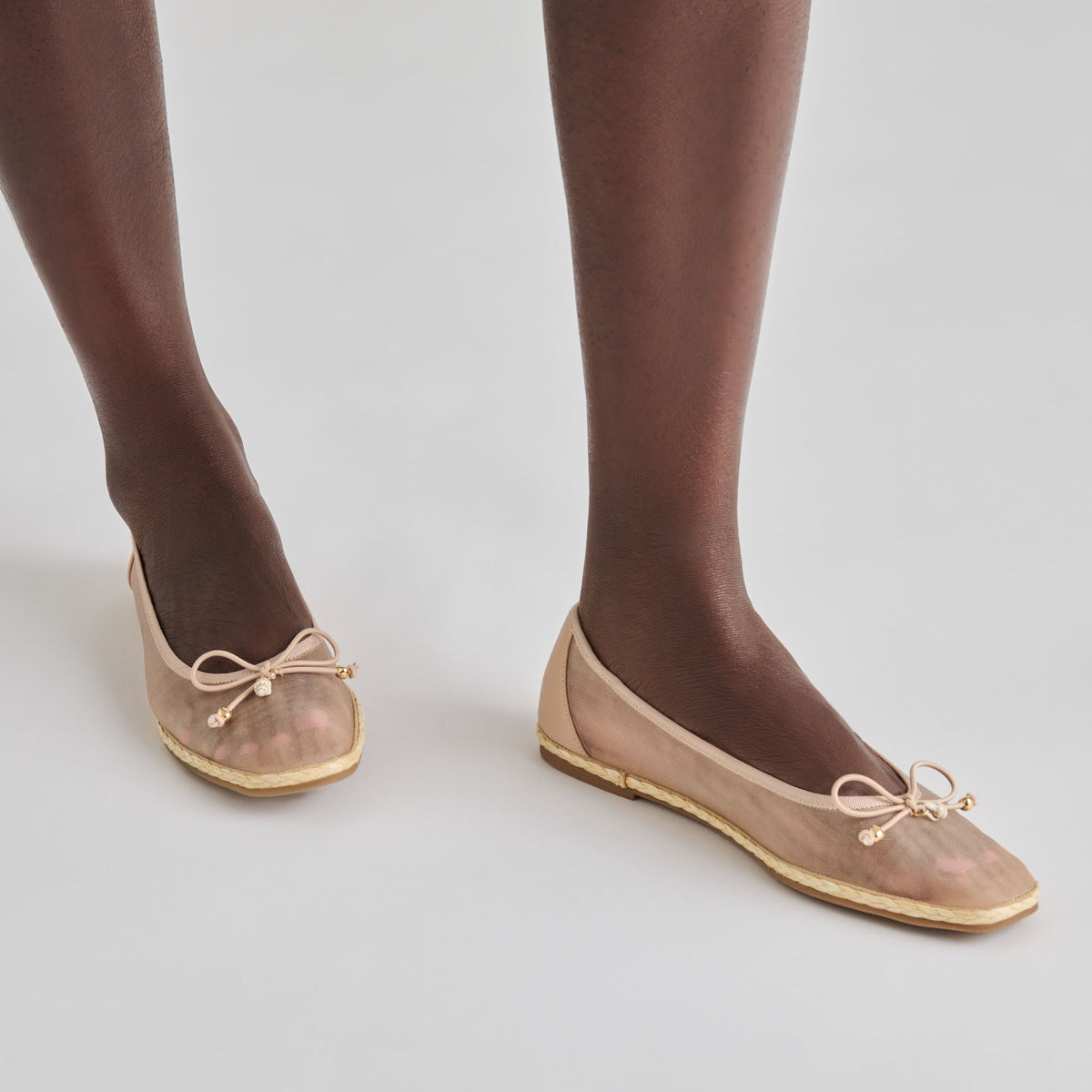 Tianna Mesh Blush Mesh Ballet Flats | Dolce Vita Sale