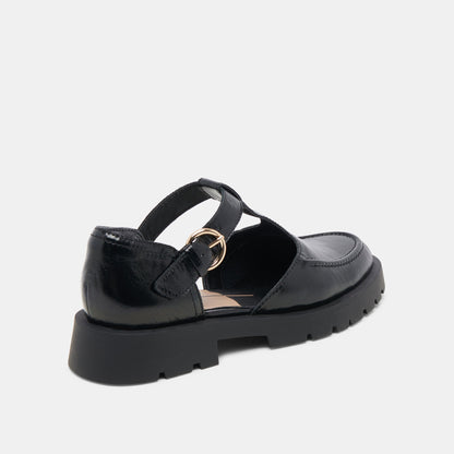 EMILIO FLATS MIDNIGHT CRINKLE PATENT LEATHER
 – Dolce Vita | Dolce Vita Exclusive