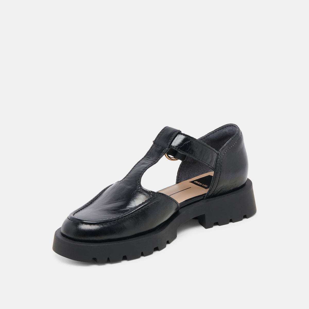 EMILIO FLATS MIDNIGHT CRINKLE PATENT LEATHER
 – Dolce Vita | Dolce Vita Exclusive