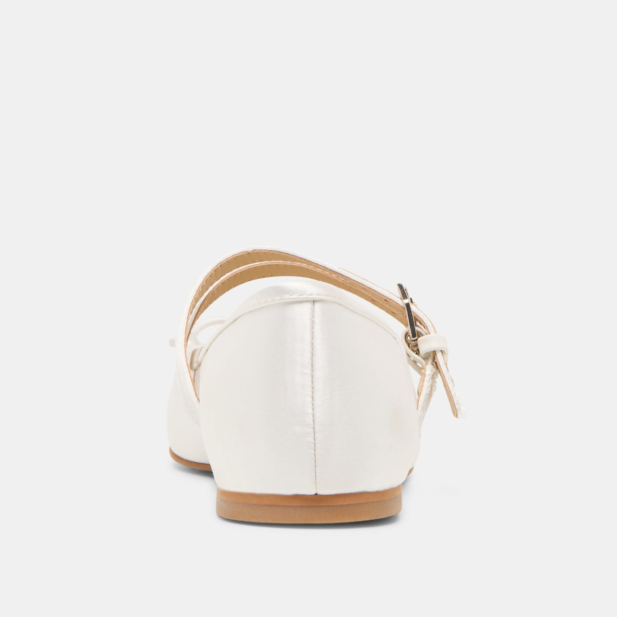 Gibsen True White Satin Ballet Flats | Dolce Vita Quality