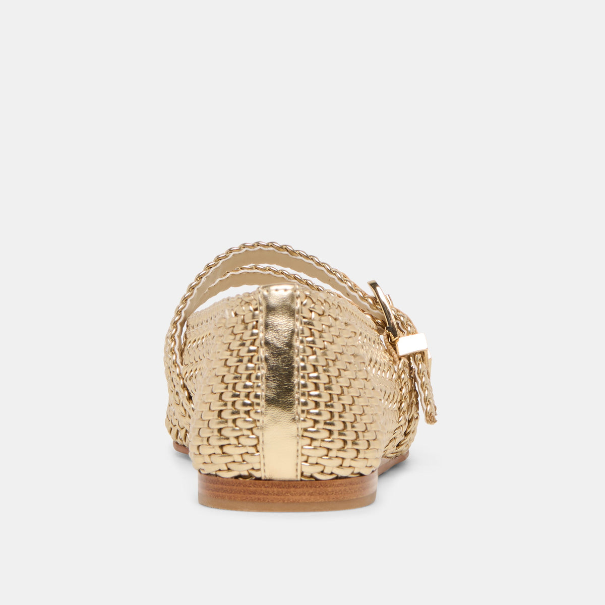 Baylee Gold Woven Stella Ballet Flats | Dolce Vita Sale
