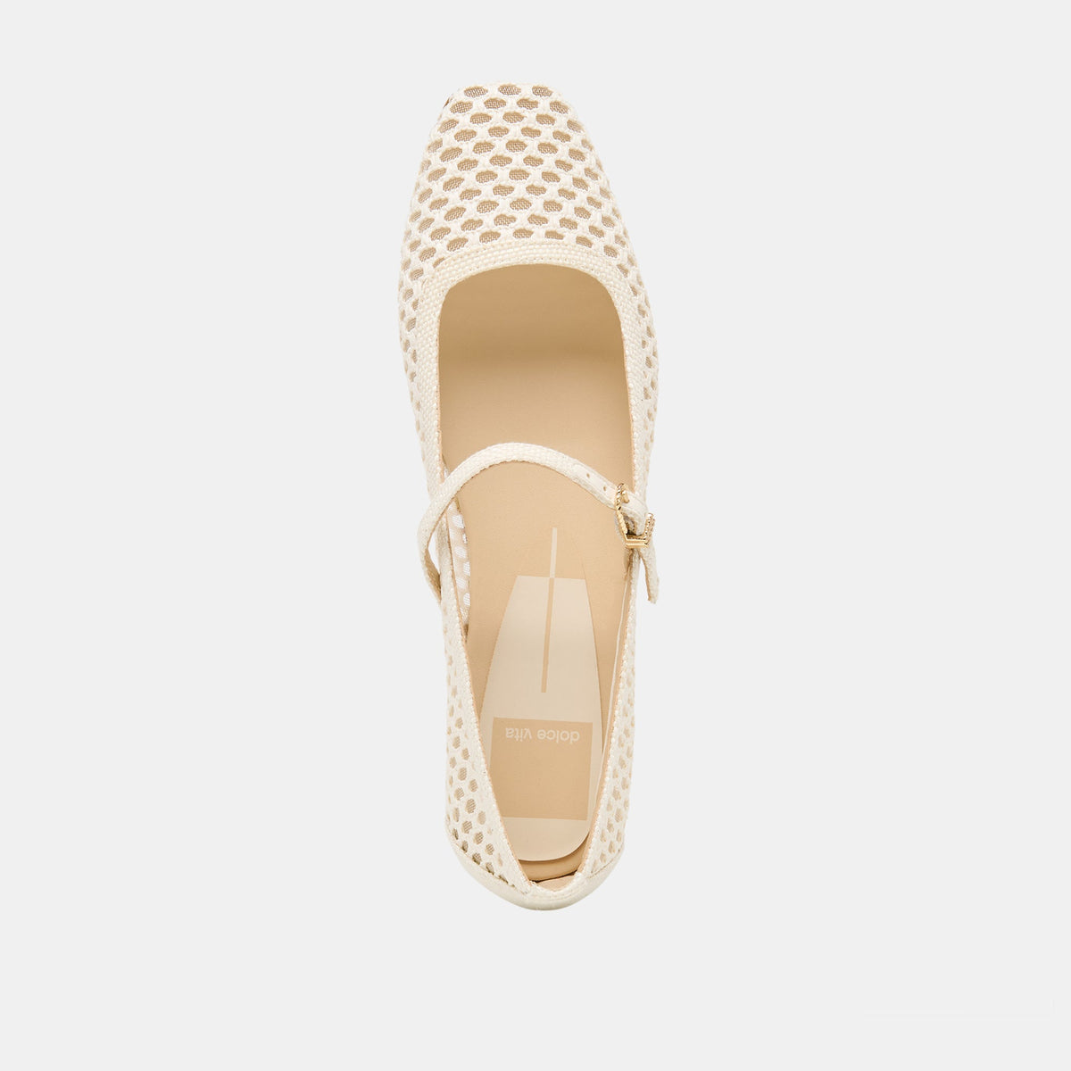 Reyes White Woven Raffia Ballet Flats | Dolce Vita Exclusive
