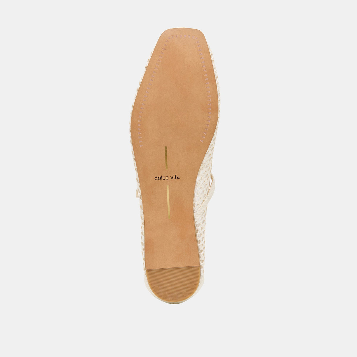 Reyes White Woven Raffia Ballet Flats | Dolce Vita Exclusive