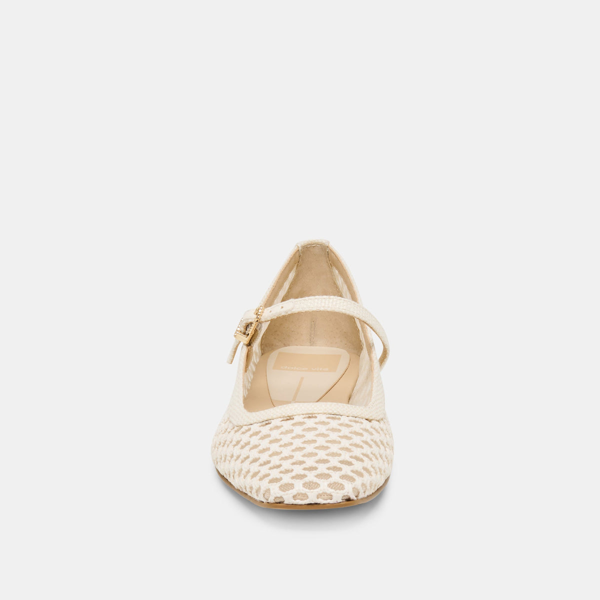 Reyes White Woven Raffia Ballet Flats | Dolce Vita Exclusive