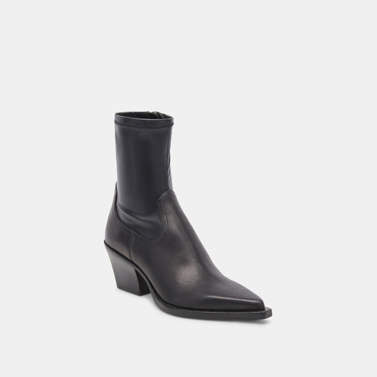 Rutger Boots Black Leather | Women's Black Leather Mid-Ankle Boots
 – Dolce Vita | Dolce Vita Sale