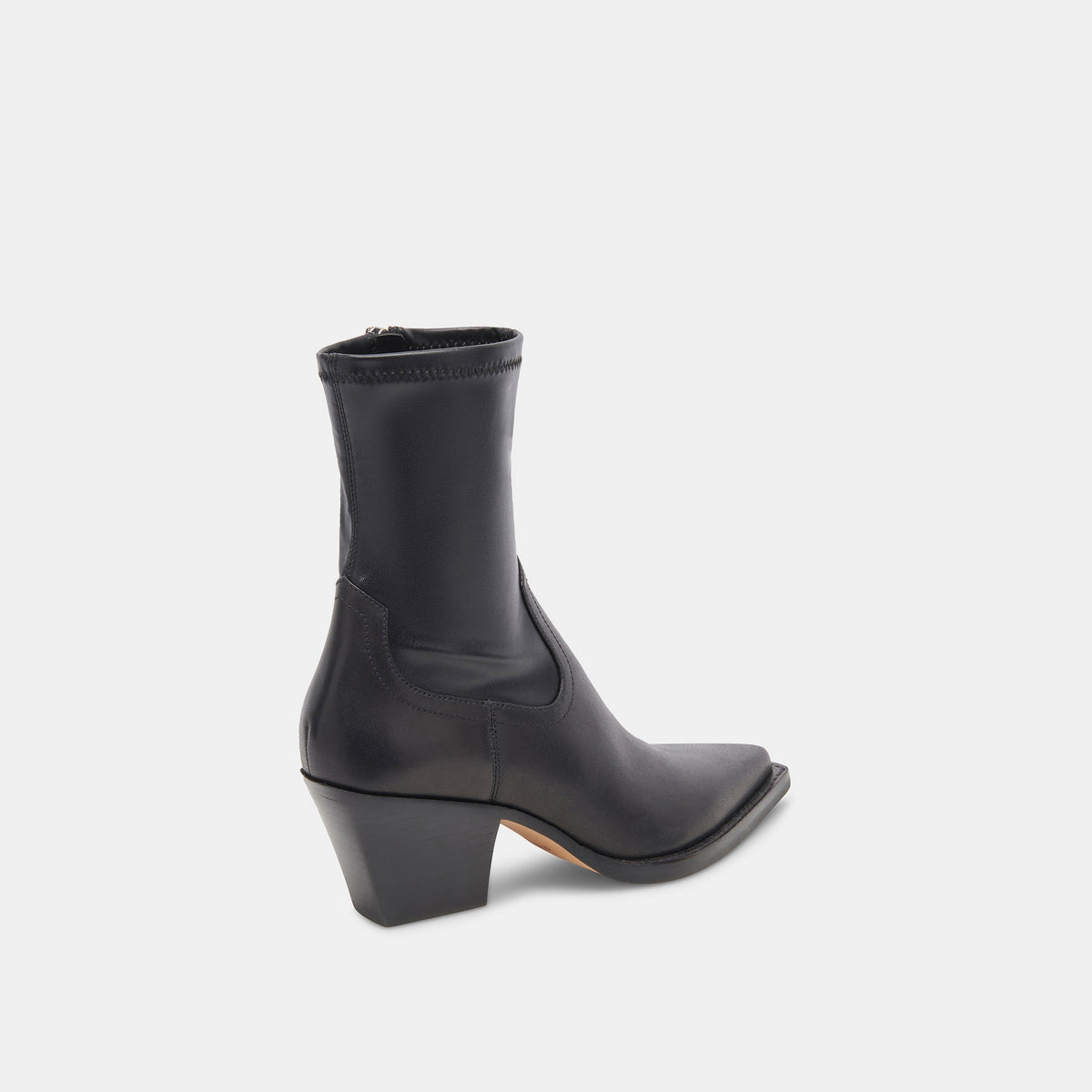 Rutger Boots Black Leather | Women's Black Leather Mid-Ankle Boots
 – Dolce Vita | Dolce Vita Sale