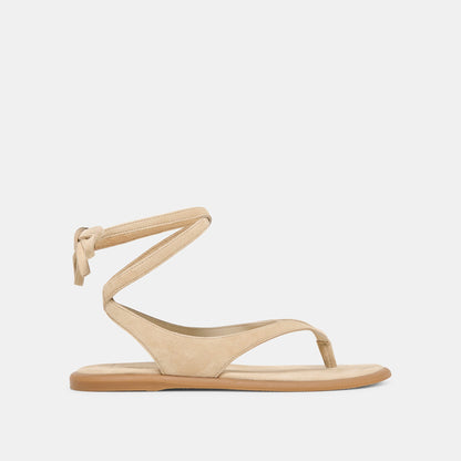 Jayden Almond Suede Sandals | Dolce Vita Signature