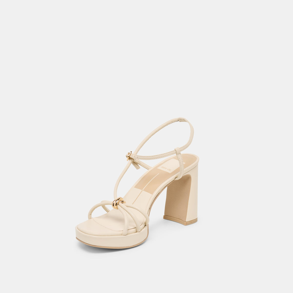Odete Creme Leather Heels | Dolce Vita Premium