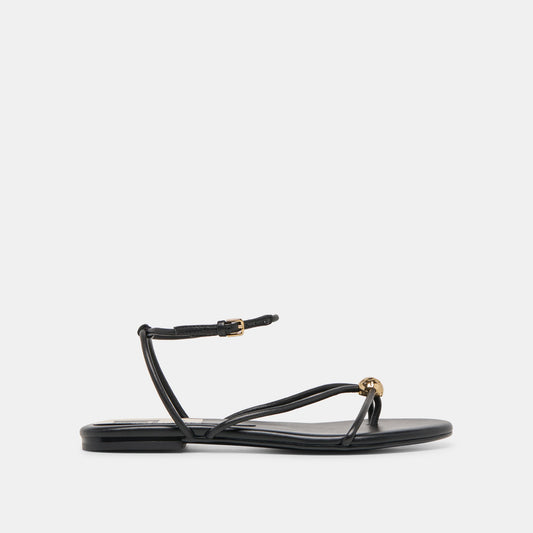 Kenley Black Leather Sandals | Dolce Vita Everyday