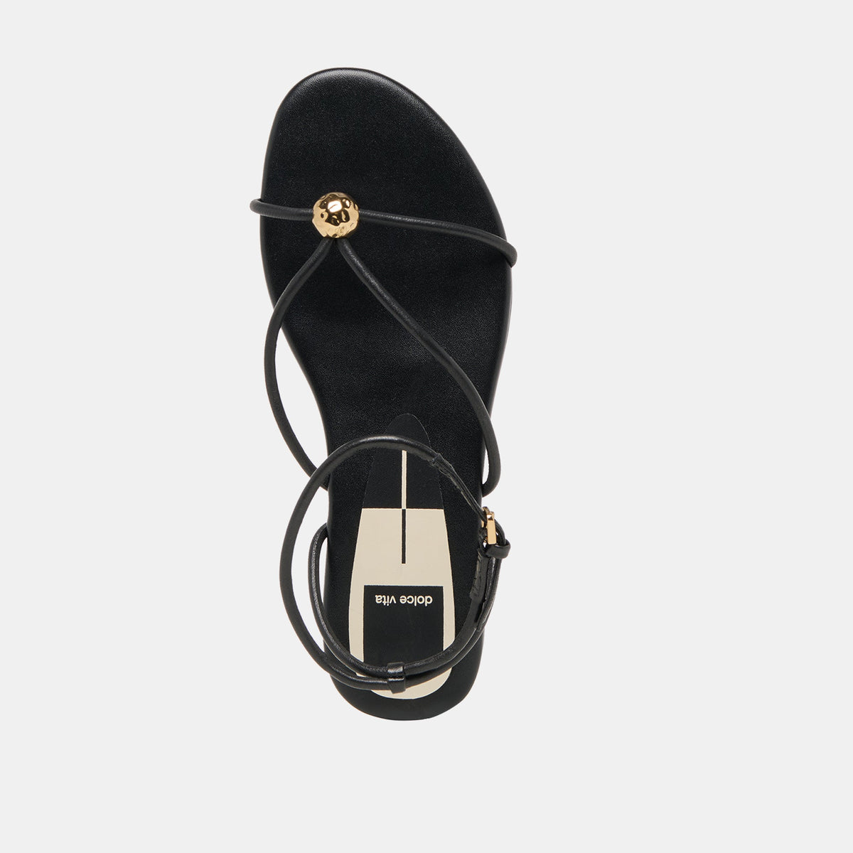 Kenley Black Leather Sandals | Dolce Vita Everyday