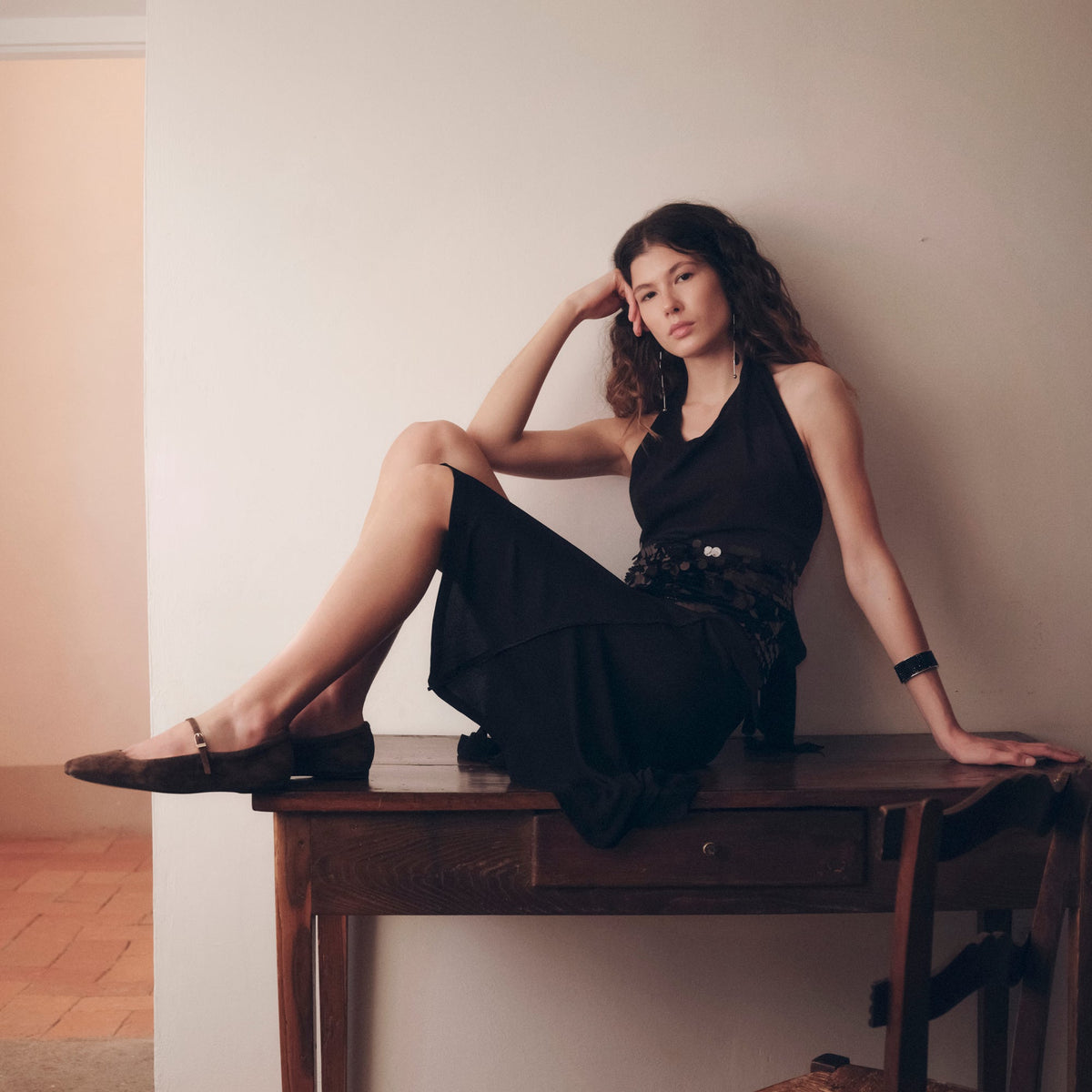 Reyes Dk Brown Suede Ballet Flats | Dolce Vita Quality