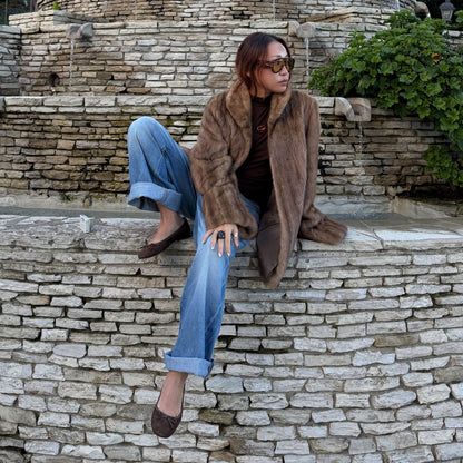 Ritla Dk Brown Suede Ballet Flats | Dolce Vita Premium