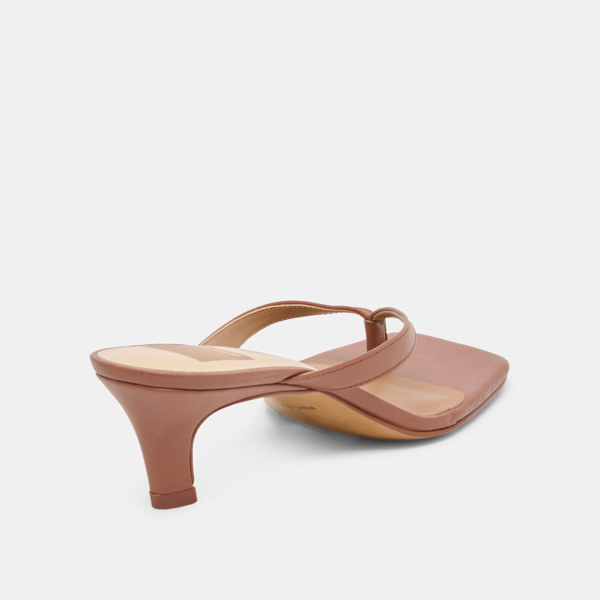 Ramia Cognac Leather Heels | Dolce Vita Top Pick