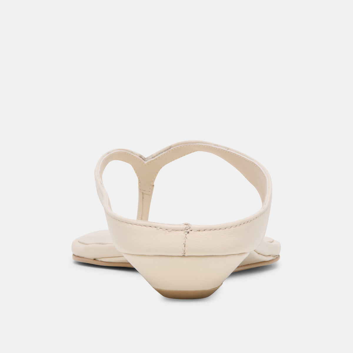 GIZEL Bone Leather Thong Square-Toe Sandals | Dolce Vita Classic