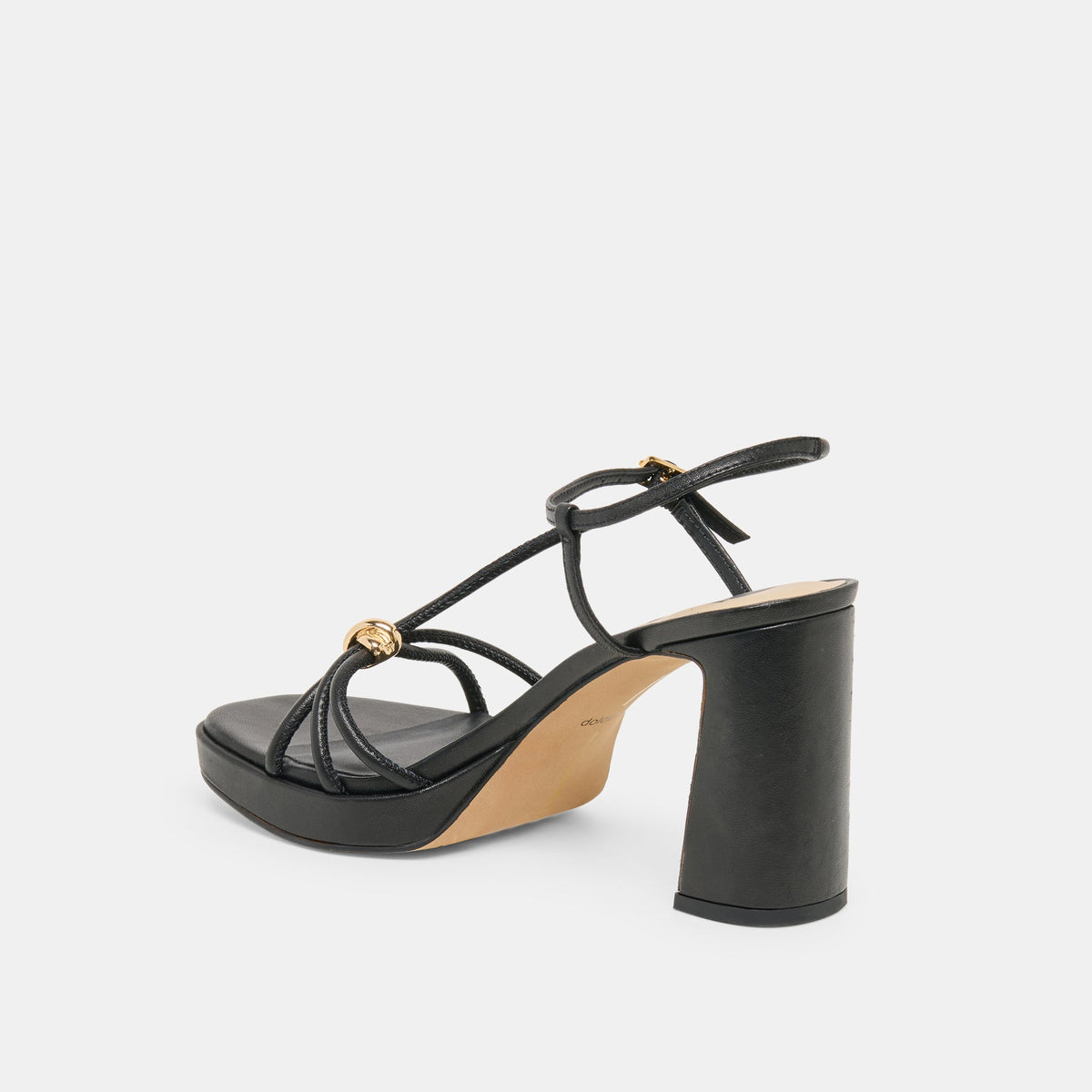 Odete Black Leather Heels | Dolce Vita Popular