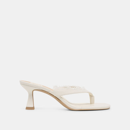 Daksie Lace True White Leather Heels | Dolce Vita Hot Sale