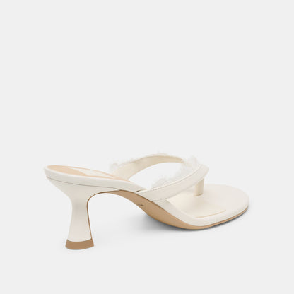 Daksie Lace True White Leather Heels | Dolce Vita Hot Sale