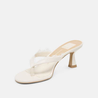 Daksie Lace True White Leather Heels | Dolce Vita Hot Sale