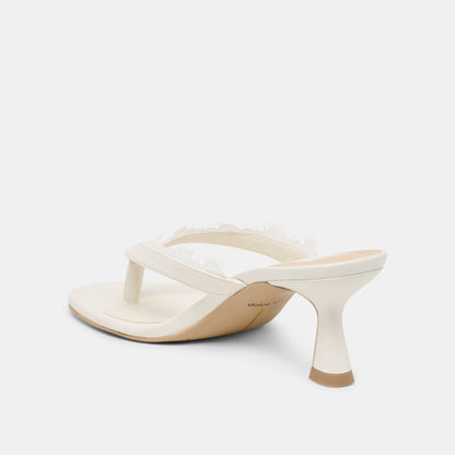 Daksie Lace True White Leather Heels | Dolce Vita Hot Sale