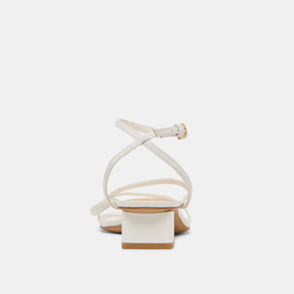 Karlos True White Leather Sandals | Dolce Vita Great Value