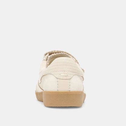 Merit Velcro Ivory Leather Sneakers | Dolce Vita Best Price