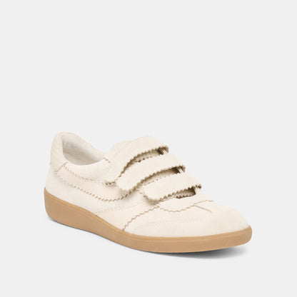 Merit Velcro Ivory Leather Sneakers | Dolce Vita Best Price