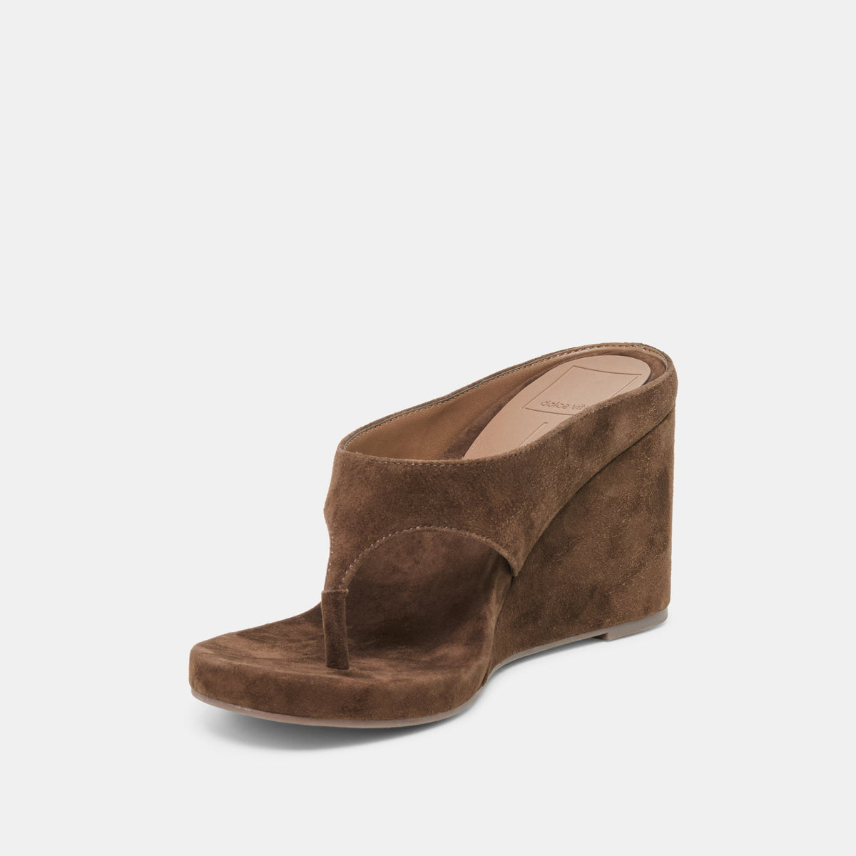 Hinna Dk Brown Suede Wedges | Dolce Vita Value
