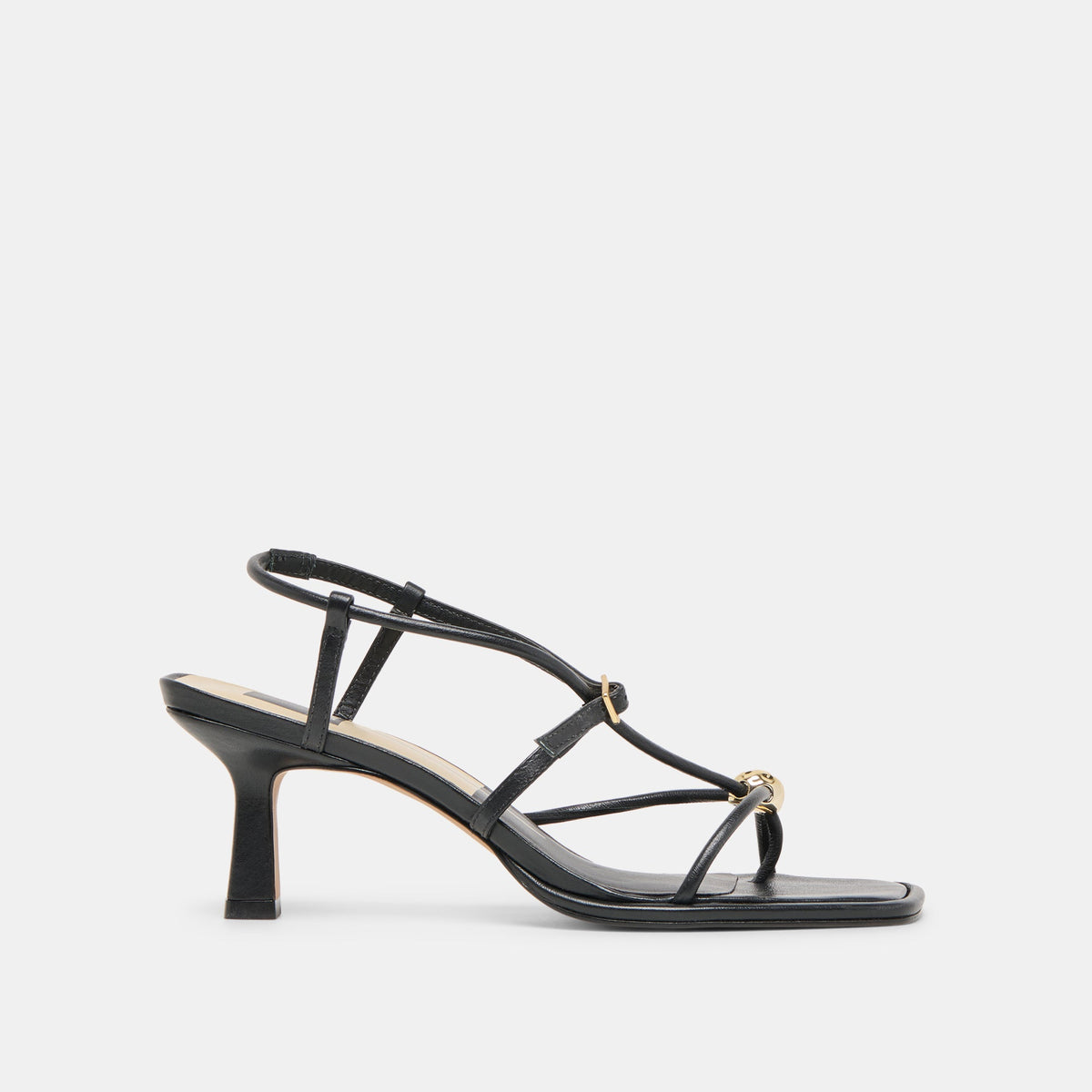 Mylee Black Leather Heels | Dolce Vita Trusted