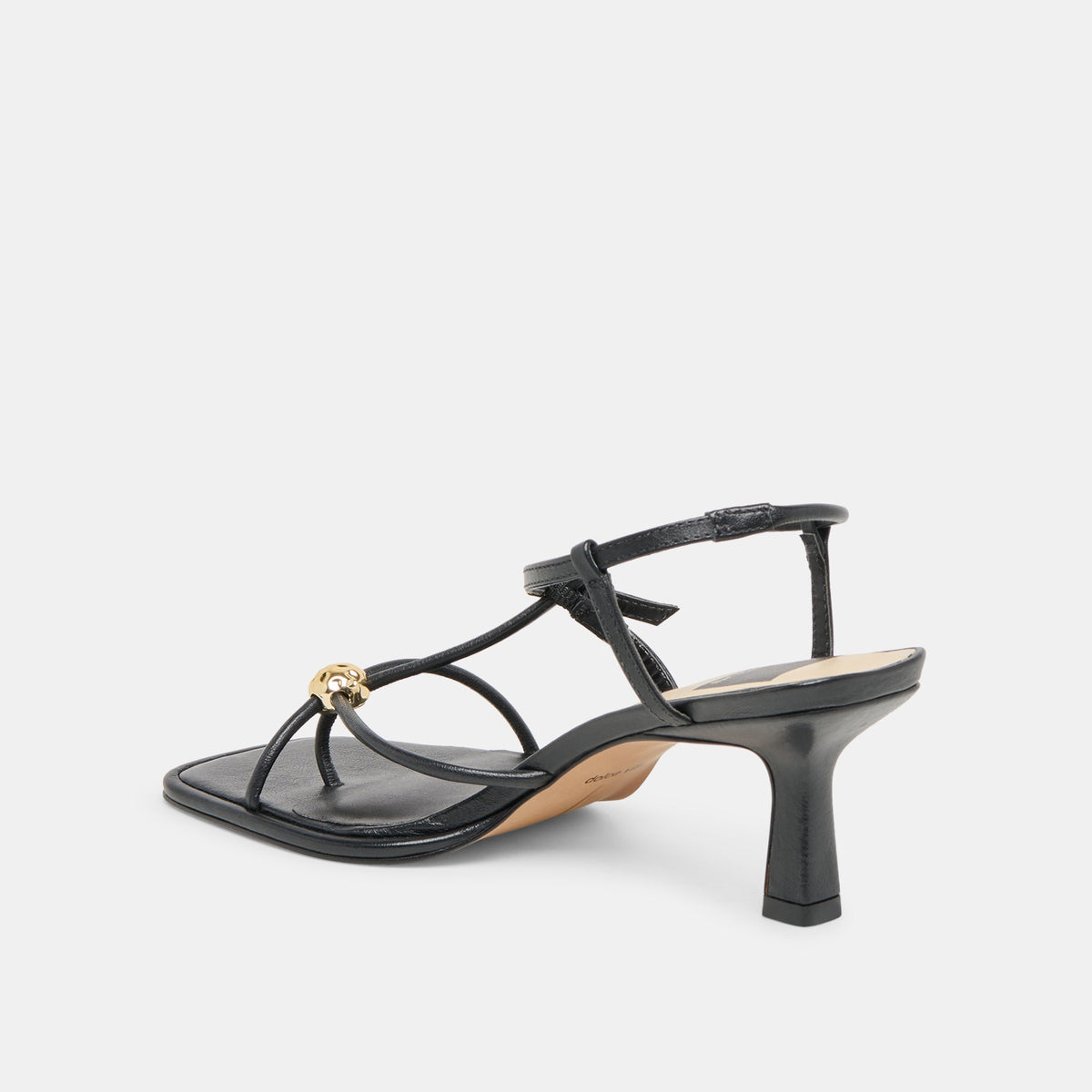 Mylee Black Leather Heels | Dolce Vita Trusted