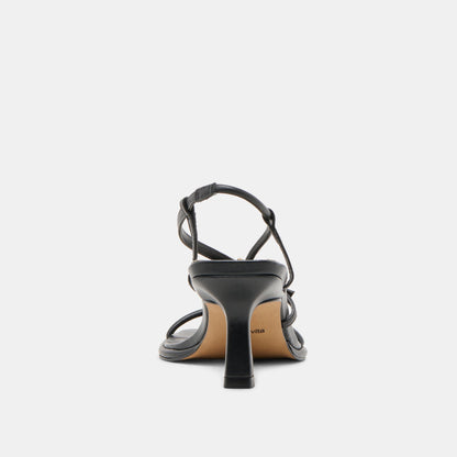Mylee Black Leather Heels | Dolce Vita Trusted