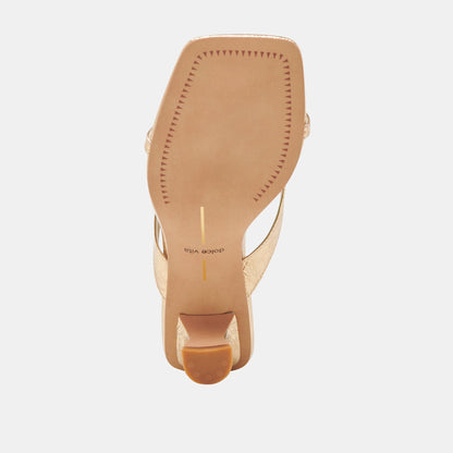 BREVEL HEELS GOLD DISTRESSED LEATHER
 – Dolce Vita | Dolce Vita Recommended