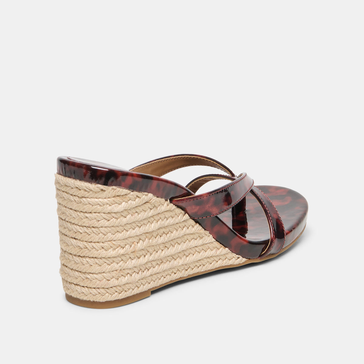 Helan Espadrille Tortoise Patent Leather Wedges | Dolce Vita Top Pick